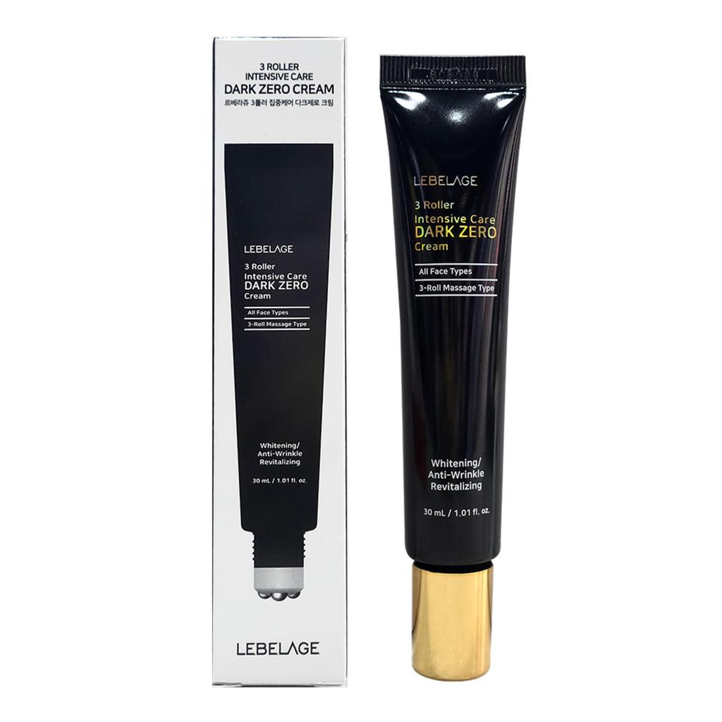 LEBELAGE 3-Roller Intensive Dark Zero Cream – Brightening & Anti-Wrinkle Eye and Neck Care for Dark Spots
