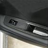 For MG 4 MG4 EV Mulan  Car Window Control Lift Switch Panel Cover Trim Decoration Accessories - ABS Carbon Fiber LHD