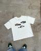 Hip Hop Retro Street Style Oversized T-shirt Loose Casual Top American Harajuku Gothic Trend Brand Racing Print Women Clothing