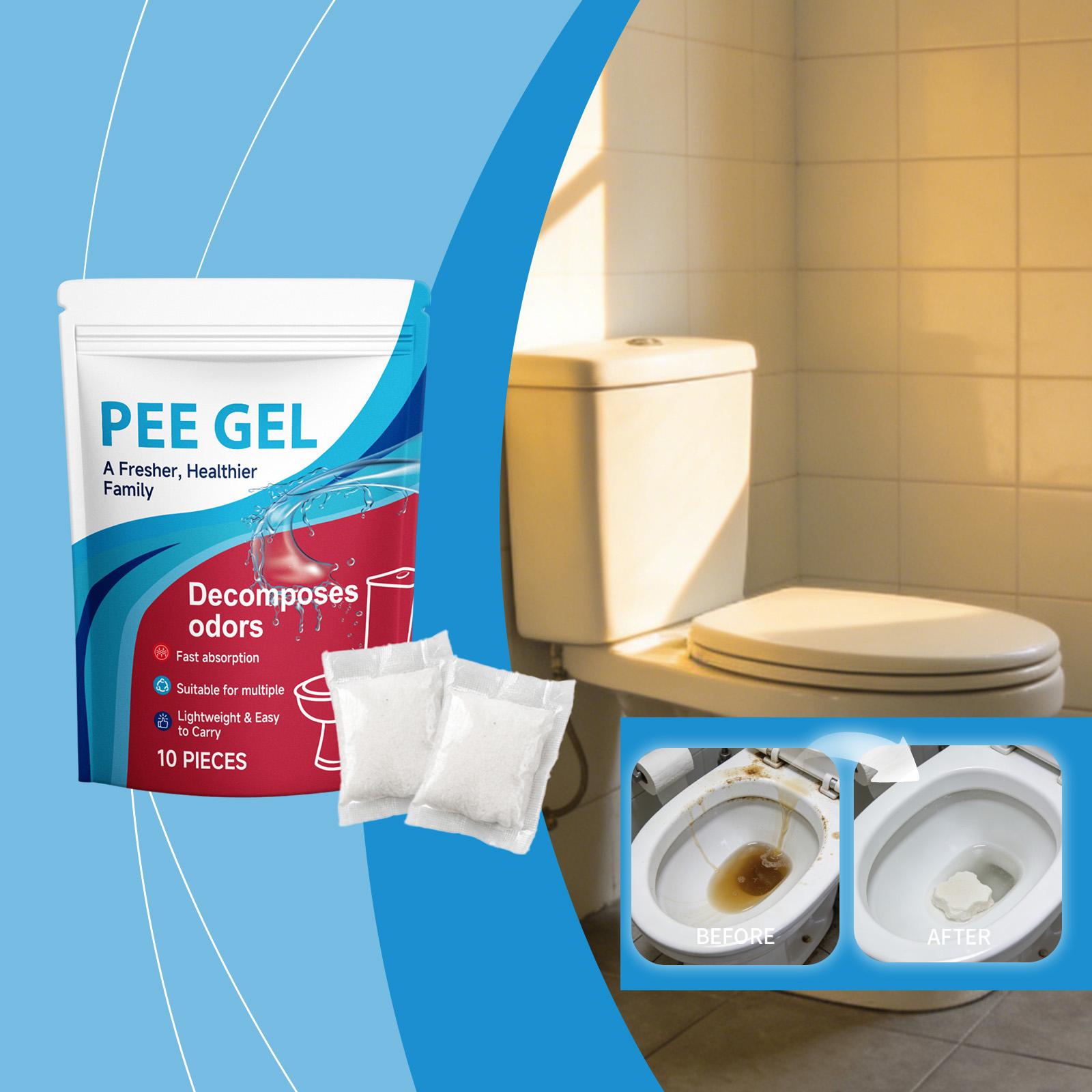 

Portable Toilet Gel Urine Fixative, Deodorant, Urine-absorbing Gel, Travel Backpack Hiking Liquid Fixative. One Size белый