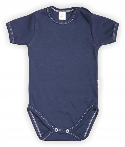 SHORT SLEEVE BODYSUIT NAVY BLUE Size 62 KLEKLE