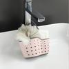 Double-Layer Sink Sponge Organizer and Hanging Drain Basket