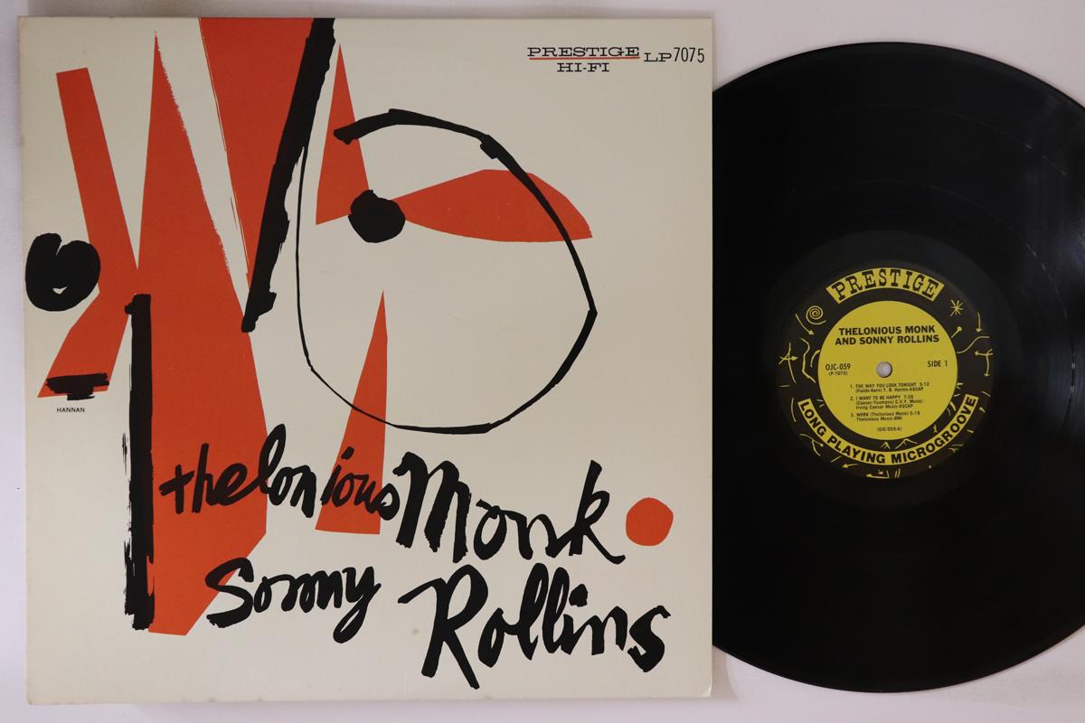

LP Record THELONIOUS MONK - Thelonious Monk OJC059 ORIGINAL JAZZ C 1983 US Jazz Used