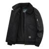 Chaqueta informal cálida de lana gruesa de invierno para hombre, abrigo de lana de cordero, chaquetas cortavientos militares a la moda