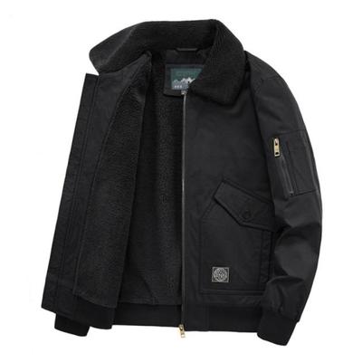 Hommes hiver épaissir polaire chaud décontracté hommes manteau laine d'agneau mode militaire coupe-vent vestes