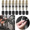 8 Pezzi/Set Valvola Nucleo A Prova di Perdita Facile Tubeless Presta Durata Universale Installazione Valvole Lunghe