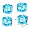 Quetschbarer Schneeflocken-Eiswürfel, langsam aufgehend, sensorisches Fidget-Spielzeug, weiche Eiswürfel, Stressabbau, Quetschspielzeug, Handübung, beruhigendes Werkzeug