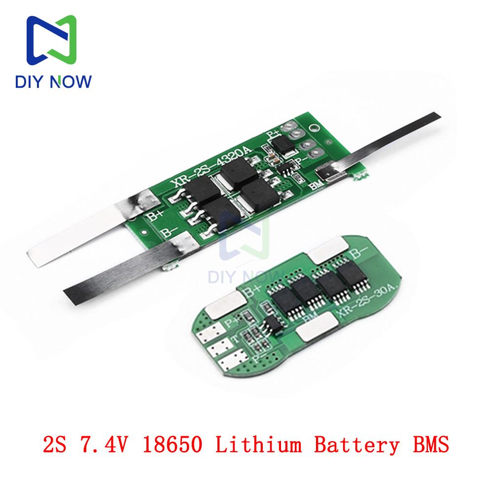 BMS 2S 18650 7.4V 8.4V Li-ion Lithium Battery Charge Discharge Protection Board PCB 5A 6A 10A Protect Circuit Plates Module