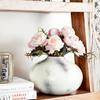 Metal Flower Vase For Home Decor Bedroom Living Room Office Wedding | Table Decorative Item For Festivals  (Flower Not Included)