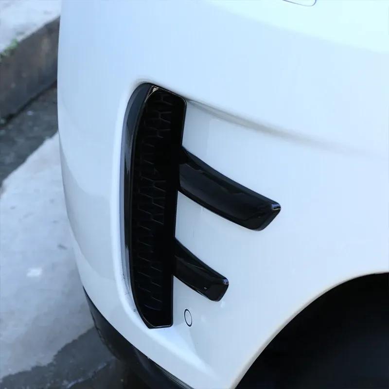 Car Upgrade For Land Rover Discovery 5 L462 2017- Front Bumper Grille Air Vent Cover Decor Trim Car Exterior Accessories