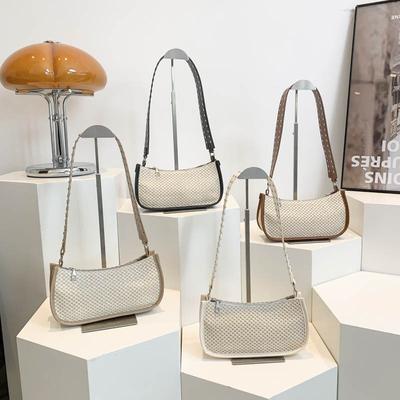 Niche Portable Casual and Beautiful Summer Trendy Crescent Bag Fashionable and Personalized Hand-held One-shoulder Crossbody Women's Bag