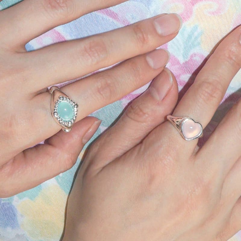 LOASI Heart Engraving Ring