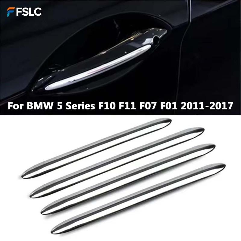 For BMW 5 Series F10 F11 F07 F01 2011-2017 Stainless Steel Exterior Door Handle Cover Trim Decoration Sticker