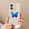 For Vivo Y28 Y28S Case Simple Butterfly High Quality Liquid Silicone Back Cover For Vivo Y 28 4G 5G Full Protection Phone Shell