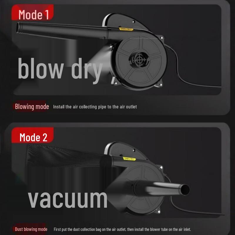 Deli Electric Blower & Vacuum Cleaner CN plug (adapter included)