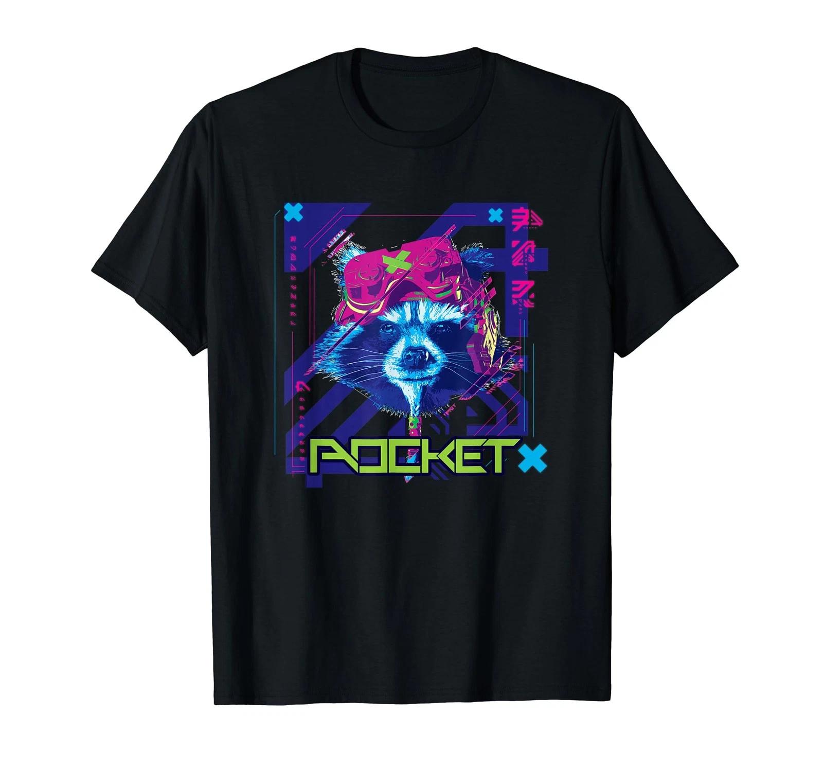 

Marvel S Guardians Of The Galaxy Video Game Rocket Raccoon T-Shirt_ 2XL