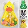 1 pièce Canard Tigre Grenouille Panda Mignon Jouets de Bain Sac de Rangement Filet Solide Ventouses Sac de Jeu de Bain Organisateur de Salle de Bain Jouets d'Eau