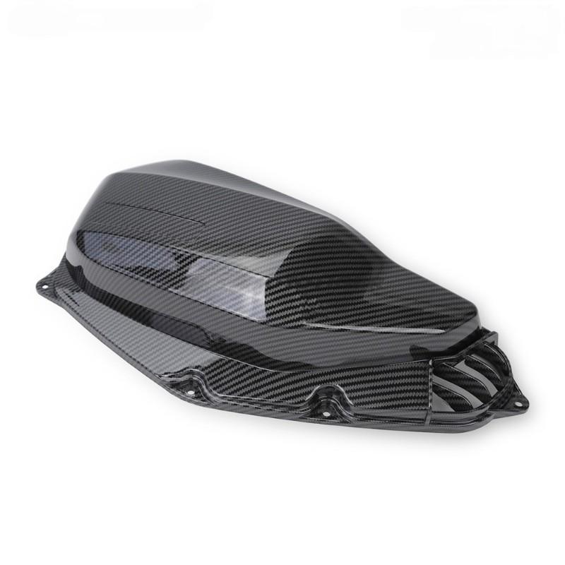Transparent Water Transfer Hard Shell Air Filter Cover For Honda Motorcycle-MOTOTIGER CLICK150 Carbon Fiber Pattern