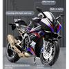 Maßstab 1/10 für BMW S1000RR Motorradmodell Simulation Legierungslokomotive Figur Ornament Spielzeugauto Junge