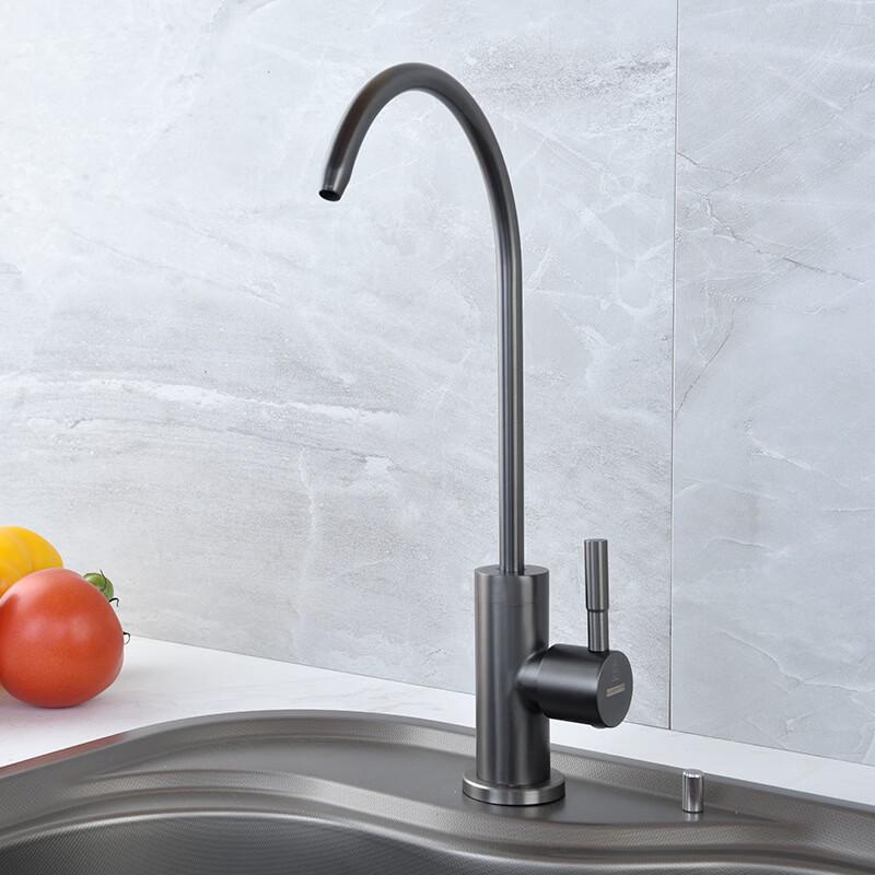 Gunmetal Grey 304 Stainless Steel Direct Drinking Faucet
