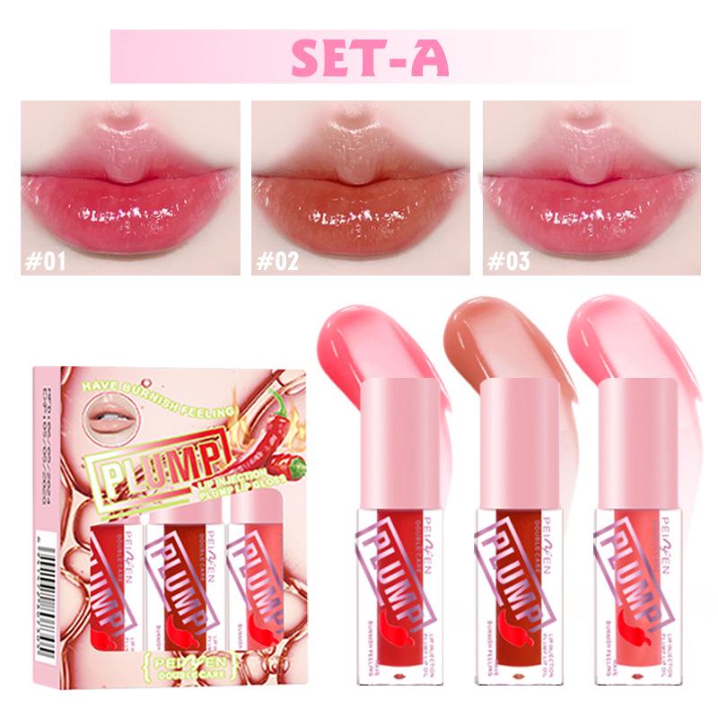 PEINIFEN Lip Nectar Set: Long-lasting, Matte, Moisturizing, and Waterproof Plumping Gloss