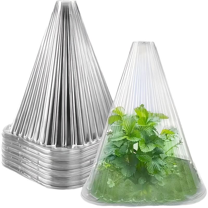 

30Pcs Reusable Plant Protection Covers Transparent Mini Greenhouse Cloche for Garden Frost and Pest Control 30pieces covers