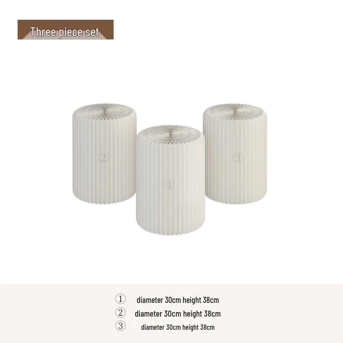 

Encrypted Cylindrical Paper Display Stand for Exhibitions