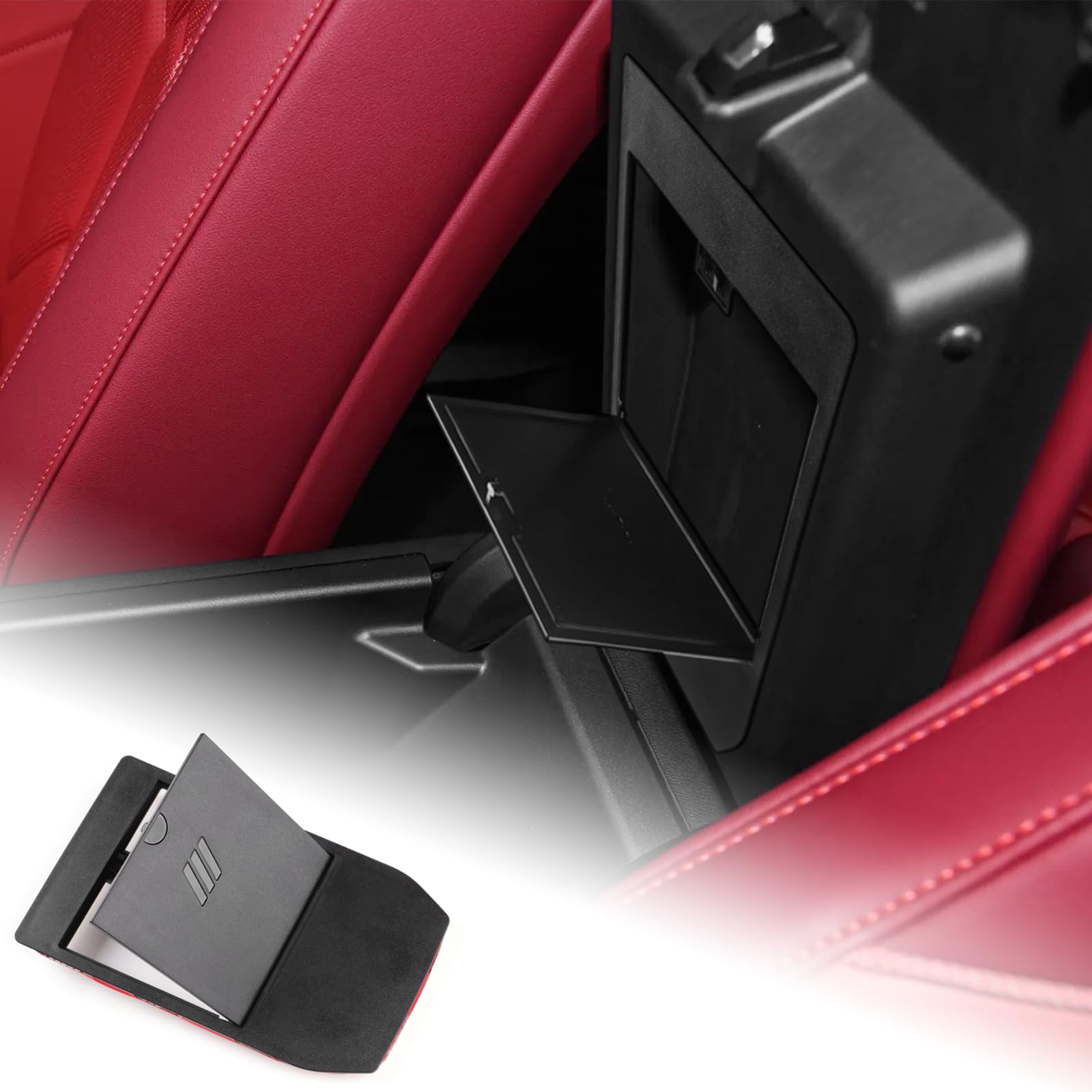 

FDAIUN Car Armrest Box for BMW X3 G45 Interior Storage Box with Hidden Design for Privacy and Car Multifunctional Car Seat Side Pocket for and Easy