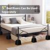 4Pcs Shock-Absorbing Bed Foot Pads Heavy Duty Table Lifters Stable Furniture Leg Risers  Chair Legs