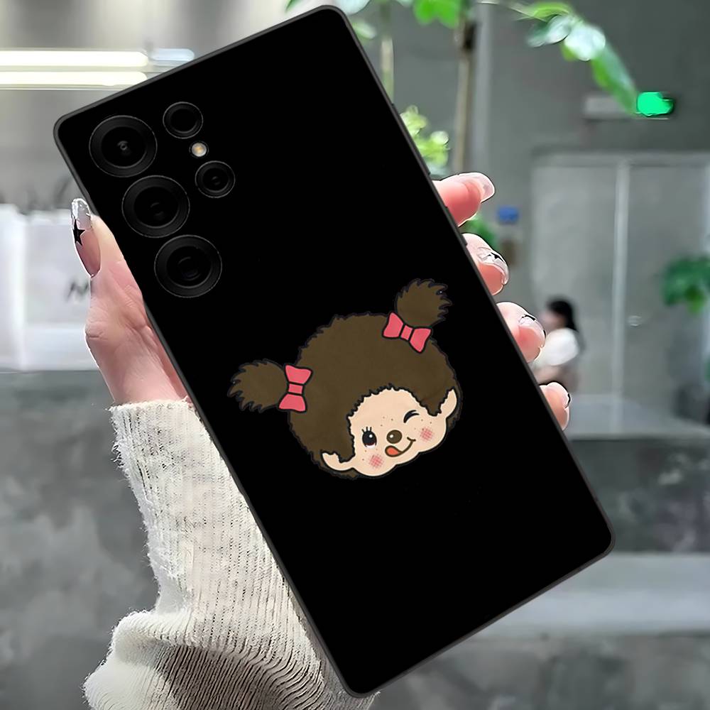 

Cute M-monchhichis-s Phone Case For Samsung S 24 Fe 25 Ultra Plus 20 Lite 21 30 22 23 24 22 Ultra 5G Fundas Samsung S24 Plus