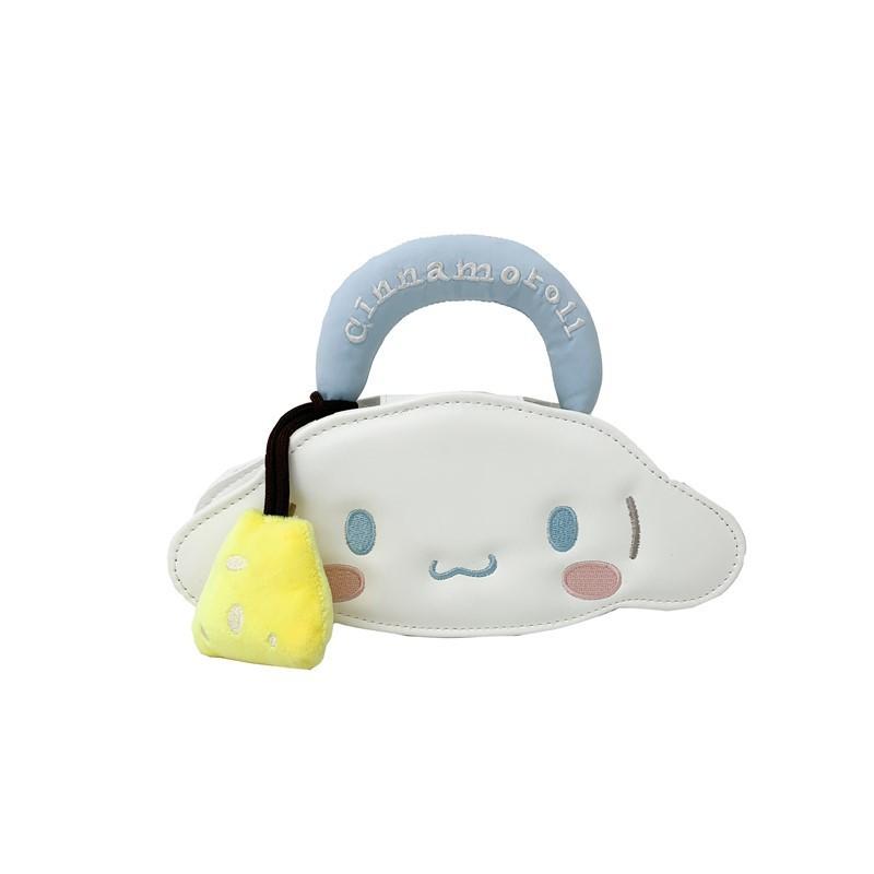 Melody Cinnamoroll Hello Kitty Pu Cartoon Dog Mini Crossbody Bag With Chain For Girls Daily Use
