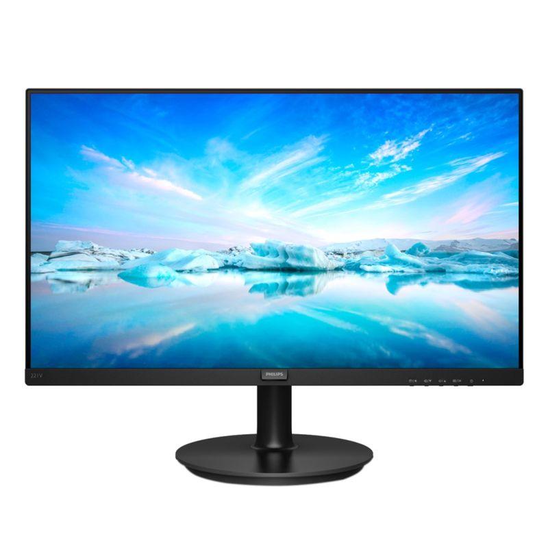 Philips 221V8/00 Monitor 21,5 Zoll Full HD Schwarz schwarz