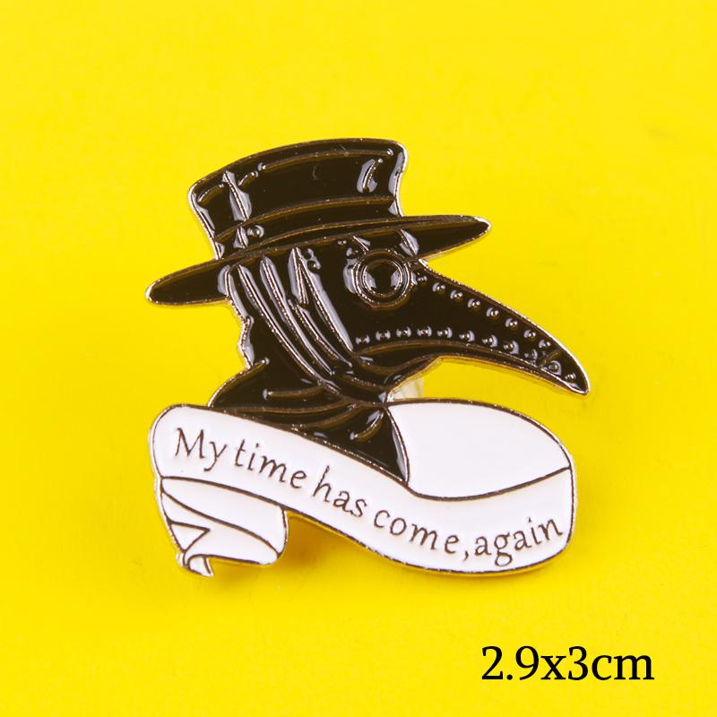 

Эмалевые значки Доктор Шнабель для рюкзаков Металлические значки на рюкзак Набор значков Значки для одежды Значок на лацкан Сумки Значок Подарки Брошь