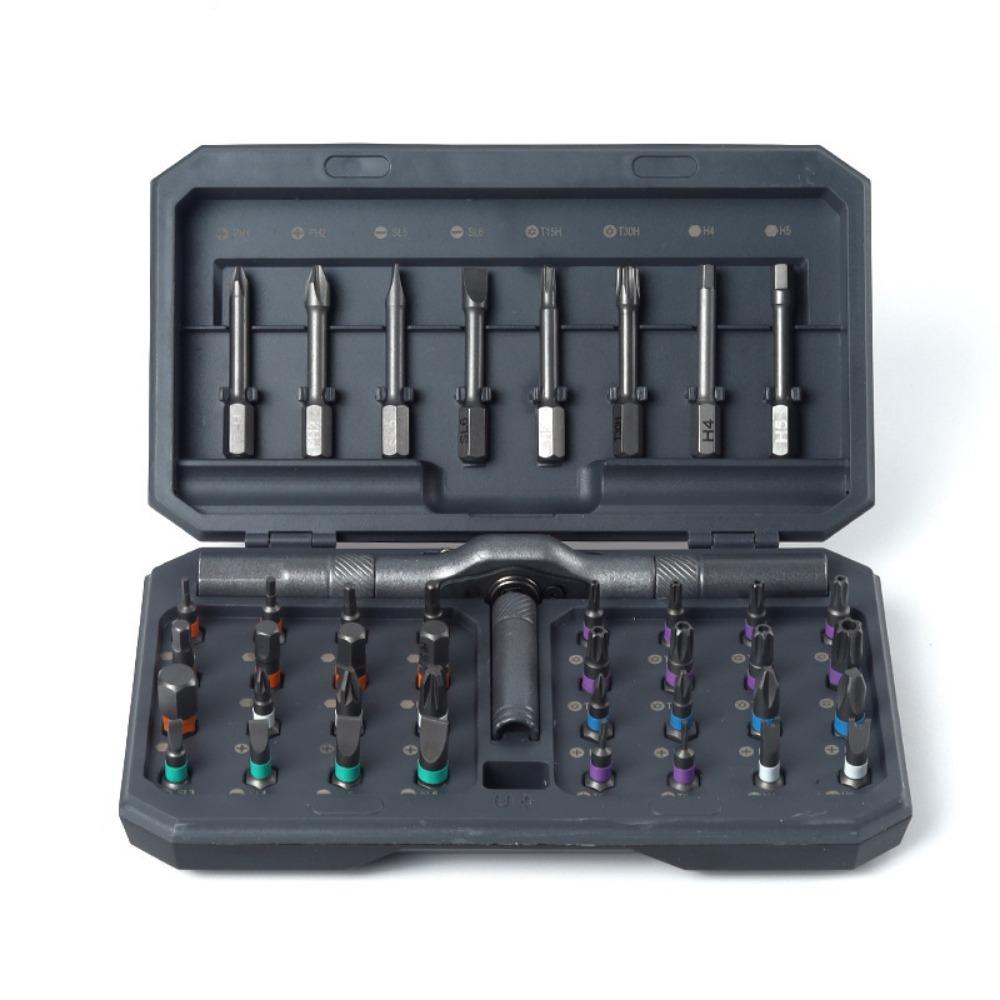 24-in-1 Ratchet Wrench Screwdriver Set Precision Tool Detachable Handle Magnetic Bits Tools Set Magnetic Compact