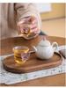 Xipei Magnesium Butterfly Dudu High Borosilicate Glass Tea Tasting Cup - Exquisite Women's Tea Ceremony Cup