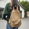 Schoolbag1011 new trendy backpack female Hong Kong style retro schoolbag male Japanese large capacity high school student college student backpack