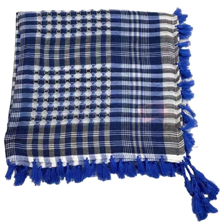 Jacquard Lattice Shemagh Arab Scarf Adult Cycling Hiking Keffiyeh Headscarf