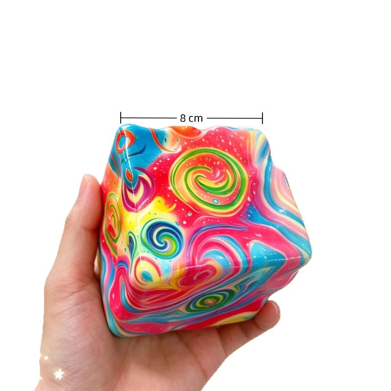 Slow Rising 8cm Cheese Decompression Toy Maltose Filled Ideal Office Desk Fidget Toy