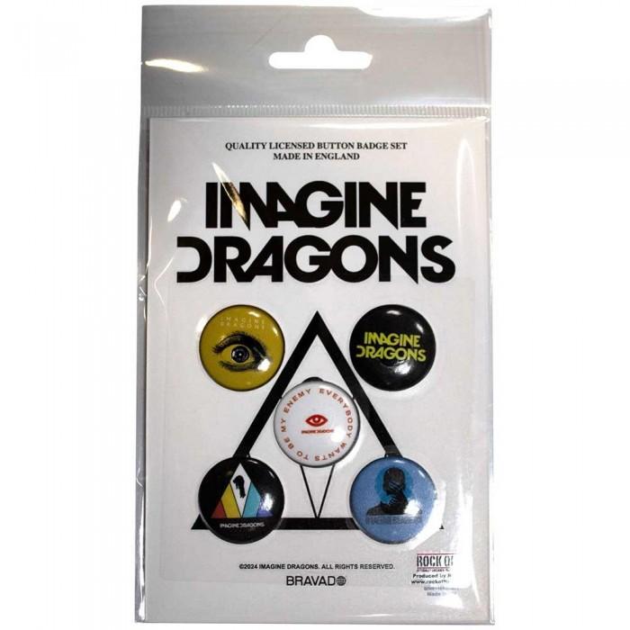 Imagine Dragons fiendemärke (Paket om 5)