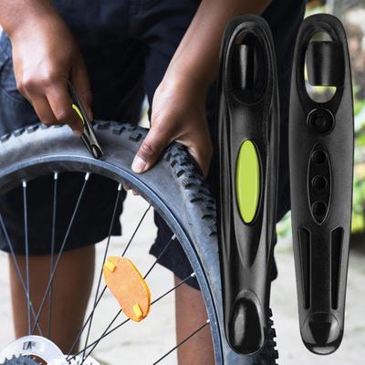 Bicycle Tire Levers Wheel Repair Tool For Riding 2 Pieces High Strength Tire Levers For Street Workshop Garage Repair Road Park