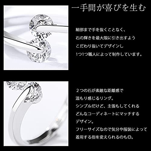 Kostenloses Zirkonia-Geschenk für große Leute 925 Metallallergie Platin [Glamour-Schmuck] Ring, Größe, Damenring, Frauen, Freundinnen, Ehefrau, beliebt, Größe,