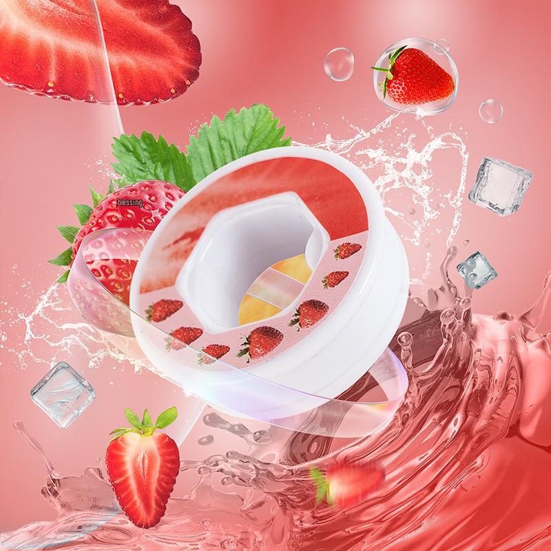 Gobelet à eau Tritan Parfumé aux Fruits avec Paille pour le Sport et le Fitness des Enfants – Créatif, Léger et Luxueux.
