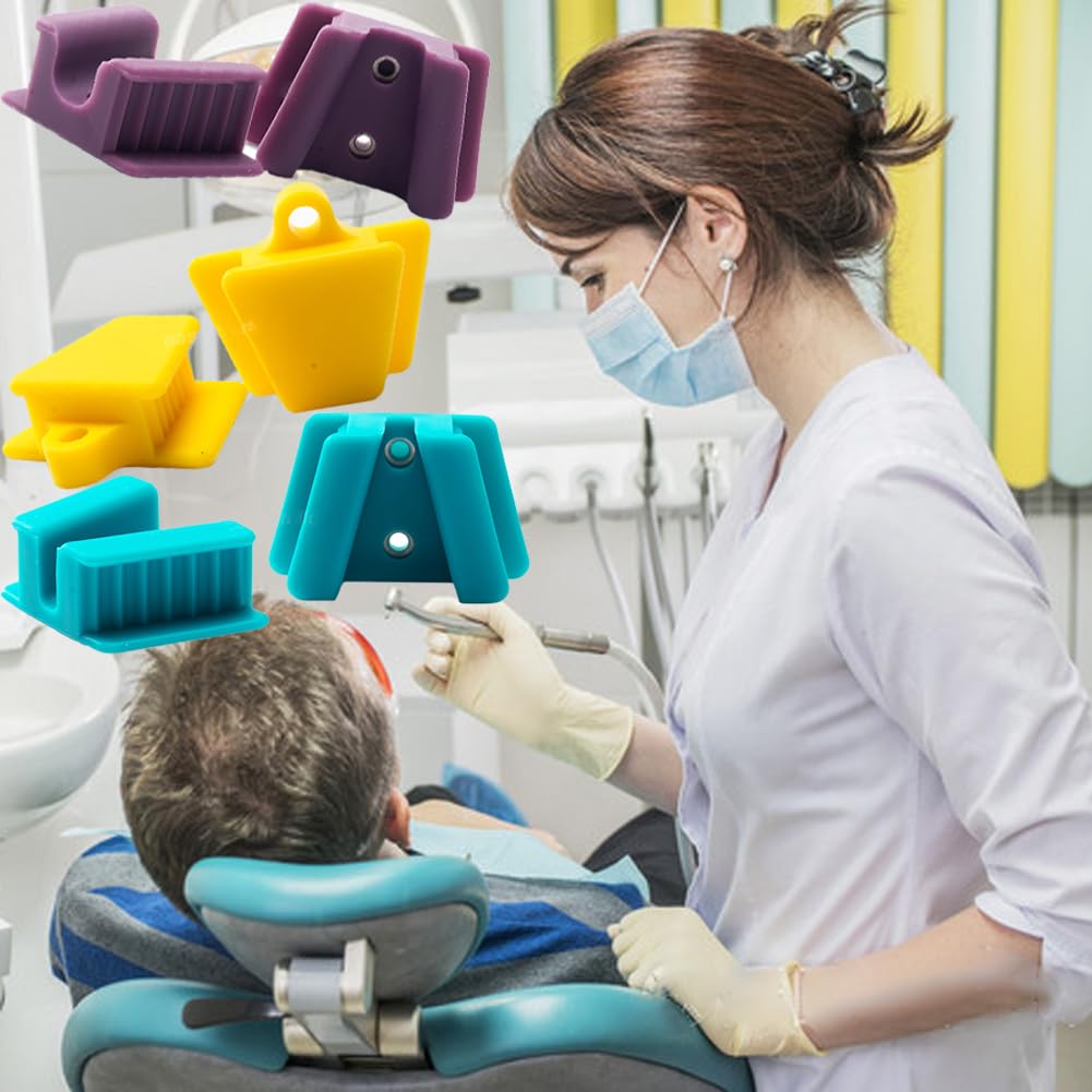 Dental Silicone Bite Blocks 2PCS Autoclave Mouth Props Bite Block for Adults and Kids (Small)