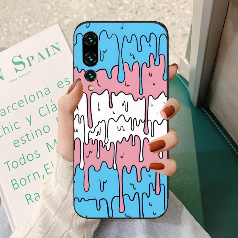 

Мягкий чехол для телефона Kawaii Melts LGBTQ Design для Huawei P50 P40 P30 Pro Lite P Smart 2021 2019 Magic 3 Мягкий черный чехол для телефона Huawei Magic 3 Pro