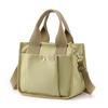 Women Crossbody Bags Canvas Solid Color Casual Tote Bag Messenger Bag Handbags Brand Designer Simplicity Girl's Shoulder Bag