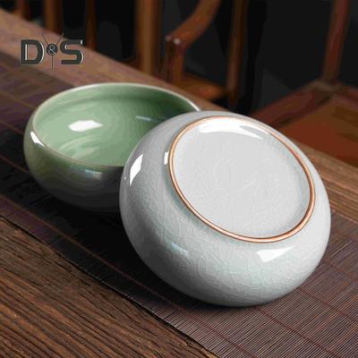 Ciotola Vaso per Loto Ceramica Retro Ciotola per Loto Porta Piante Idroponiche Smalto Monocromatico Vaso da Fiori per Piante Acquatiche Ciotola Narciso Loto