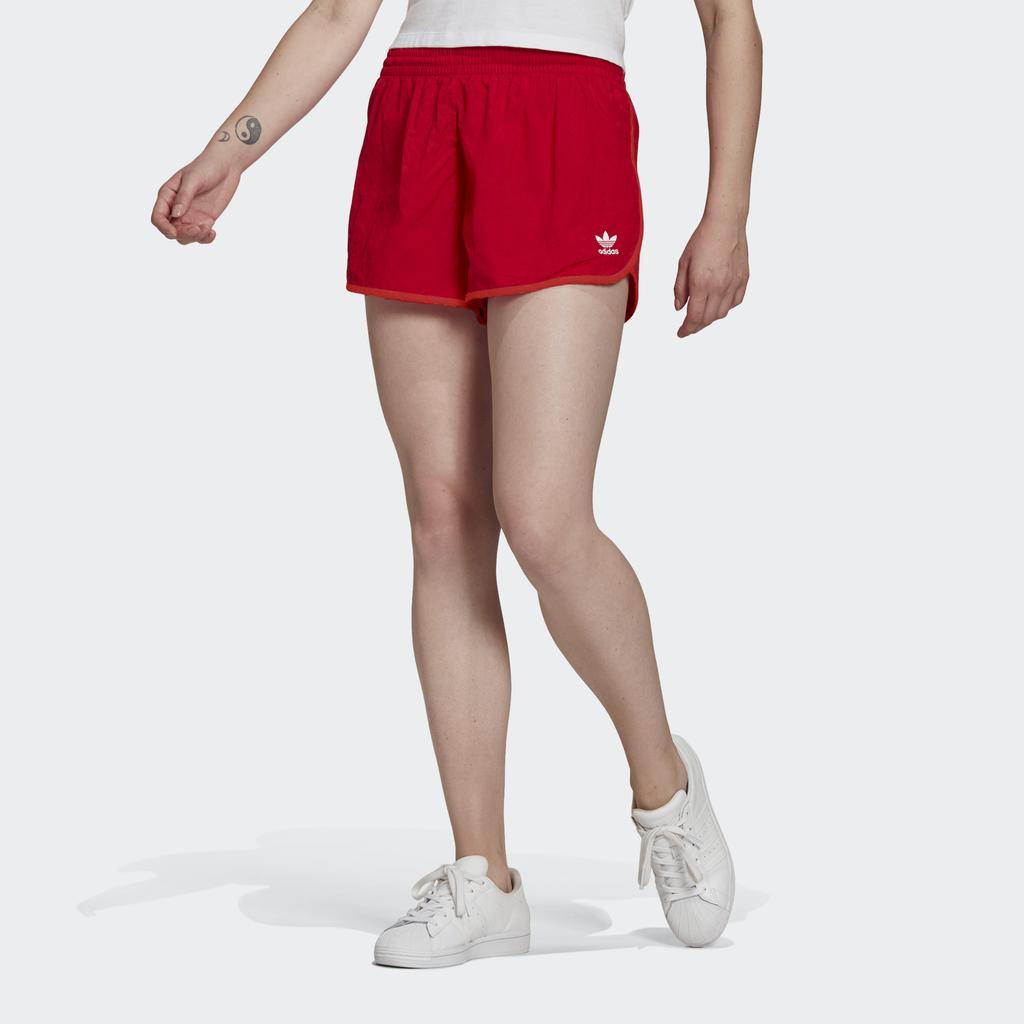 adidas Originals 3 Stripes Casual Shorts Women's Red Moderate GN2886