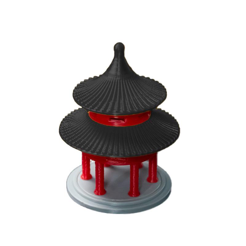 Chinese Pagoda Domed Pavilion Statue Ancient Building Model Japanese Decoration Miniature Rockery Aquarium Bonsai Ornament