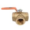 KITZ Kitazawa Three-Way L-Type Ball Valve TN400 for Gas, Water, Oil - Threaded Diverter Valve In Stock