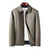 Spring and Autumn New Jacket Men's Lapel Youth Trend Fashion Casual Long Sleeve Business Jacket